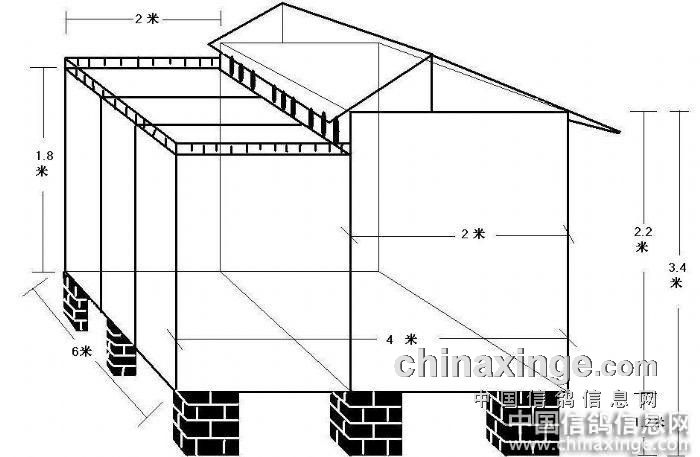 6×4米鸽棚设计图图片